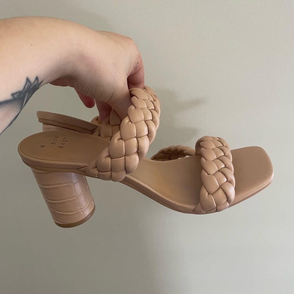 A New Day Women's Basil Mule Heels Size 7.5 - Picture 9 of 13